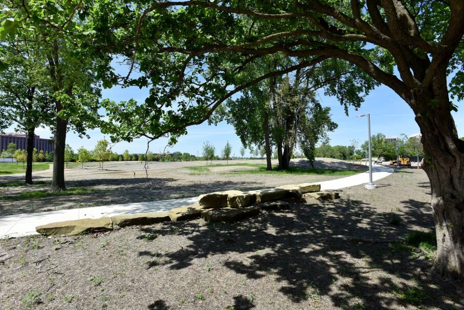 New landscaping projects for the World Headquarters campus were completed in December 2017. New landscaping projects for the World Headquarters campus were completed in December 2017.